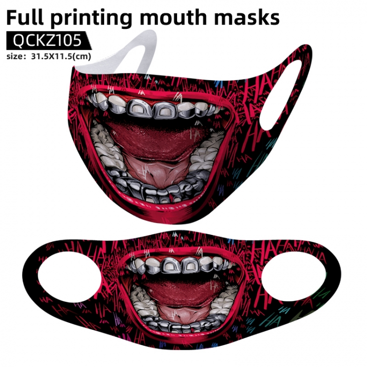 Suicide Squad full color mask 31.5X11.5cm price for 5 pcs QCKZ105
