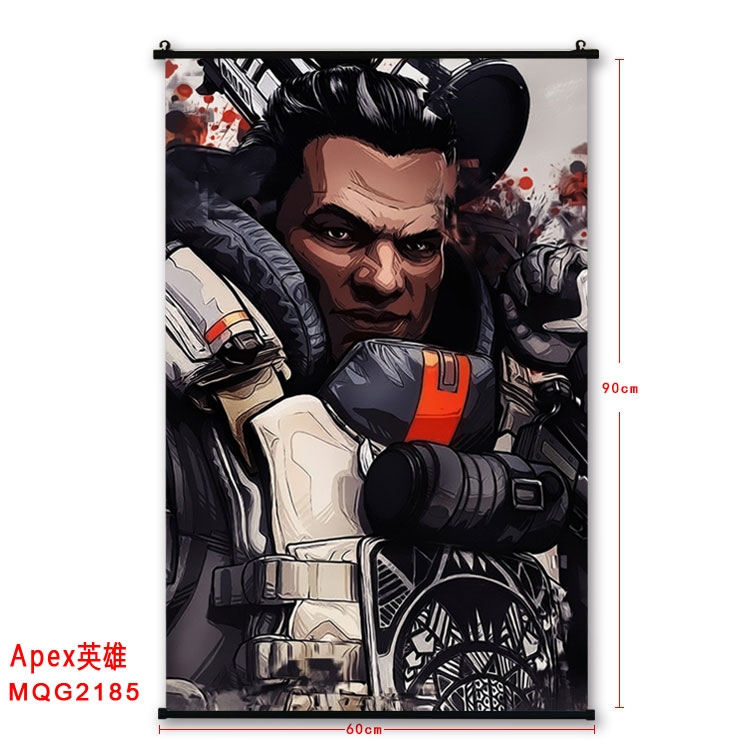 Apex Legends BLACK plastic pole cloth painting Wall Scroll  MQG2185