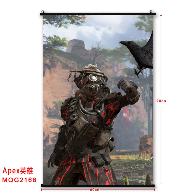 Apex Legends BLACK plastic pole cloth painting Wall Scroll  MQG2168