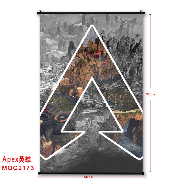 Apex Legends BLACK plastic pole cloth painting Wall Scroll  MQG2173