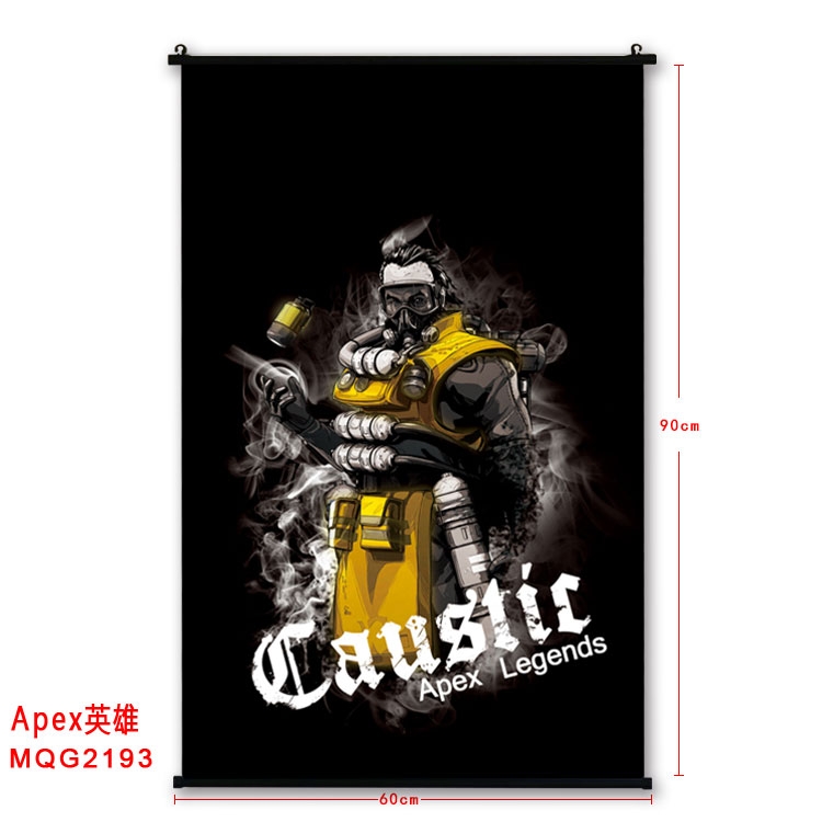 Apex Legends BLACK plastic pole cloth painting Wall Scroll  MQG2193