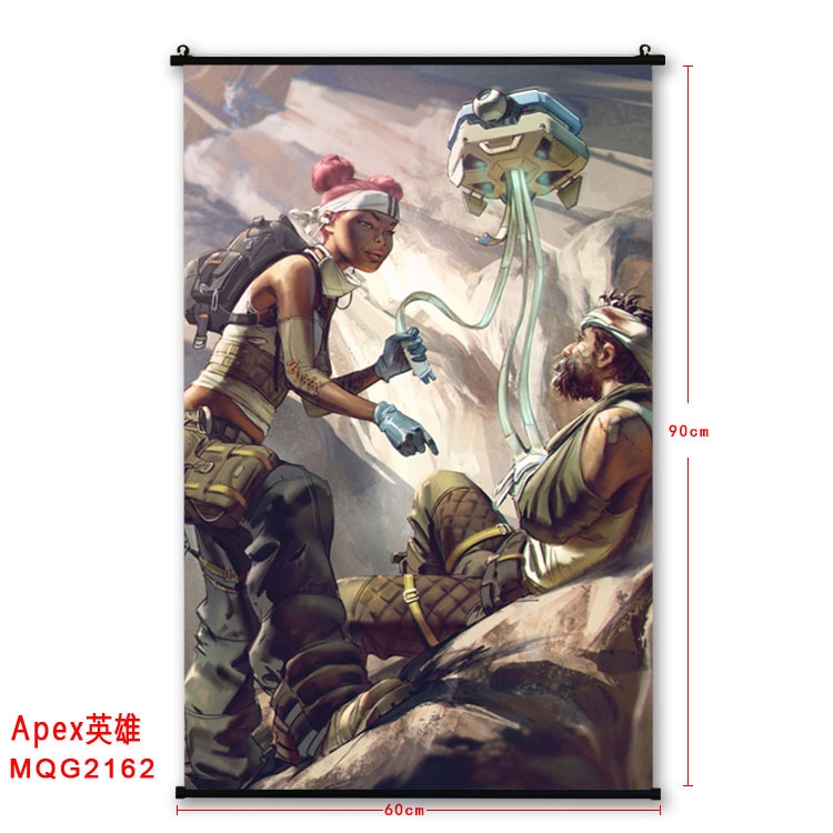 Apex Legends BLACK plastic pole cloth painting Wall Scroll  MQG2162