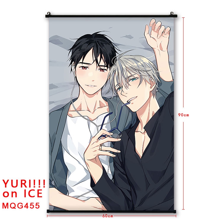 Yuri !!! on Ice Anime plastic pole cloth painting Wall Scroll 60X90CM  MQG455