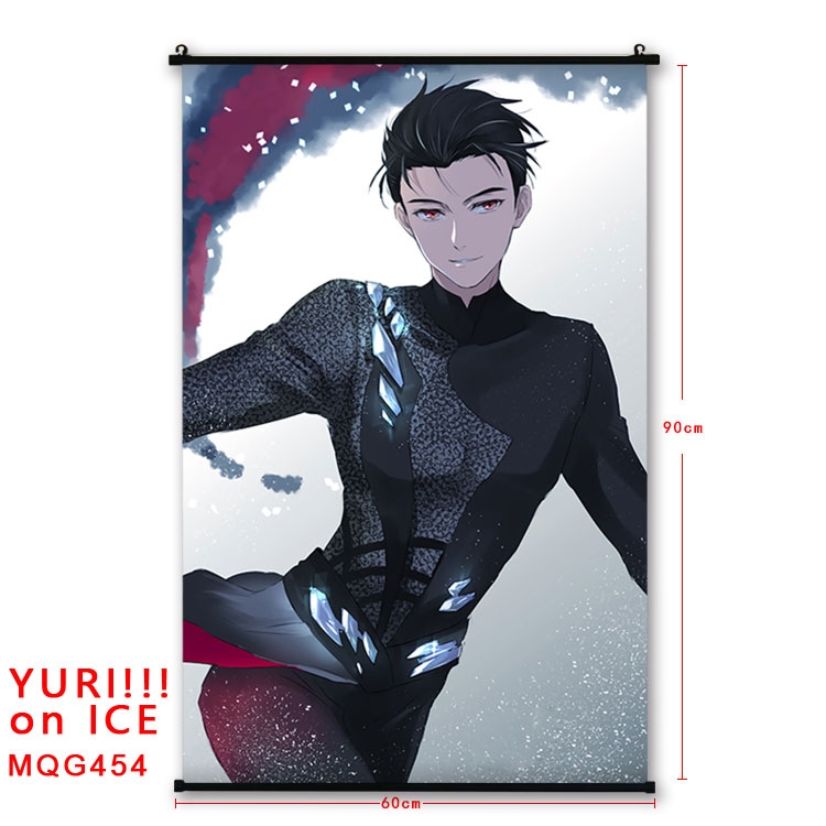 Yuri !!! on Ice Anime plastic pole cloth painting Wall Scroll 60X90CM  MQG454