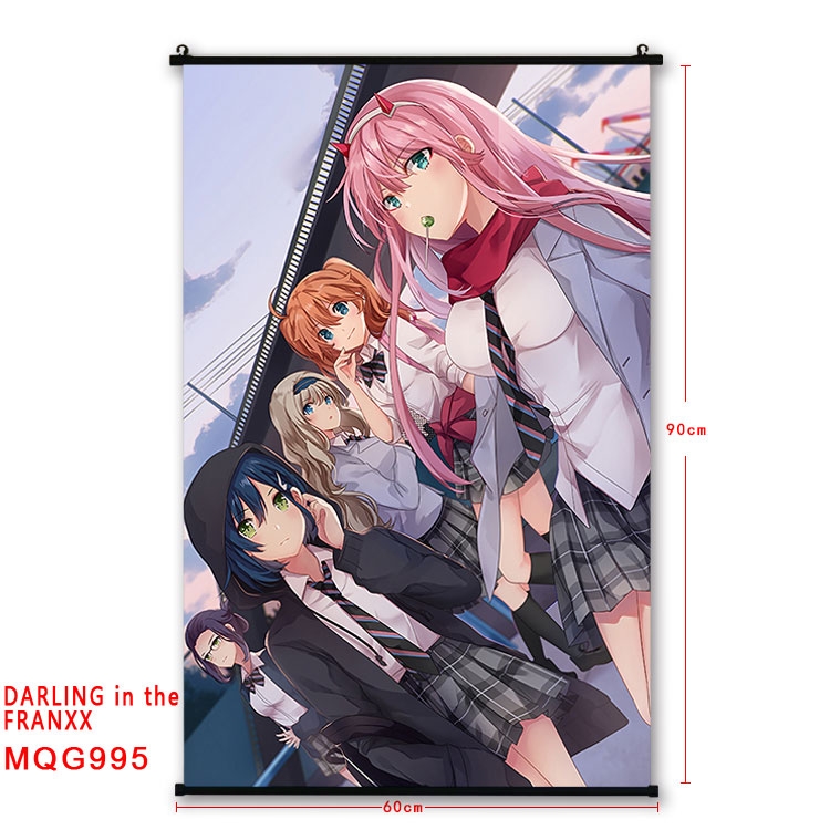 DARLING in the FRANX plastic pole cloth painting Wall Scroll 60X90CM  MQG995