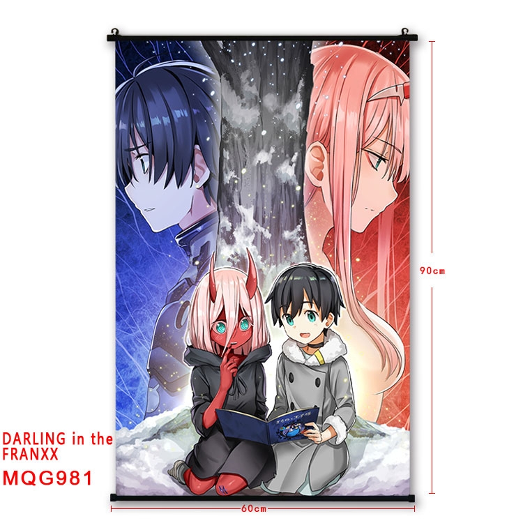 DARLING in the FRANX plastic pole cloth painting Wall Scroll 60X90CM  MQG981