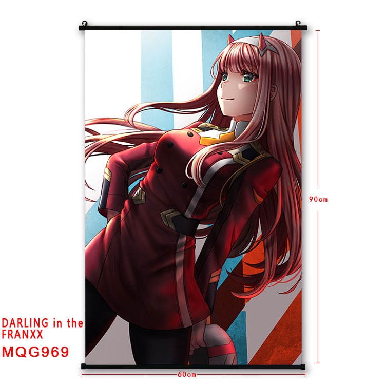 DARLING in the FRANX plastic pole cloth painting Wall Scroll 60X90CM  MQG979