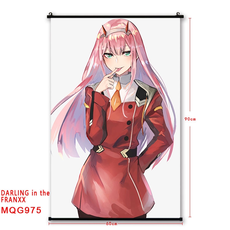 DARLING in the FRANX plastic pole cloth painting Wall Scroll 60X90CM  MQG975