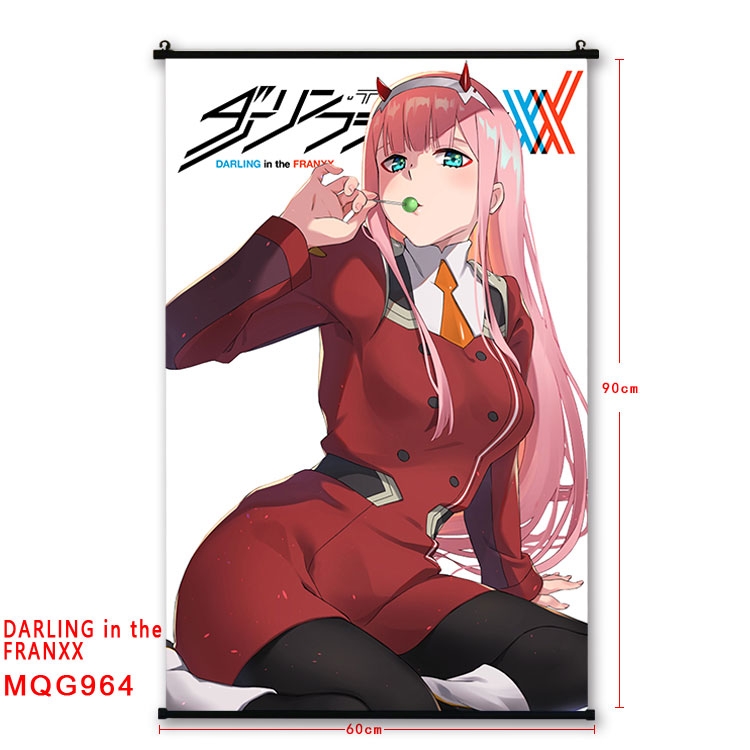 DARLING in the FRANX plastic pole cloth painting Wall Scroll 60X90CM  MQG964