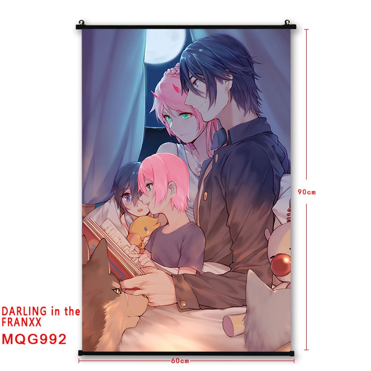 DARLING in the FRANX plastic pole cloth painting Wall Scroll 60X90CM  MQG992