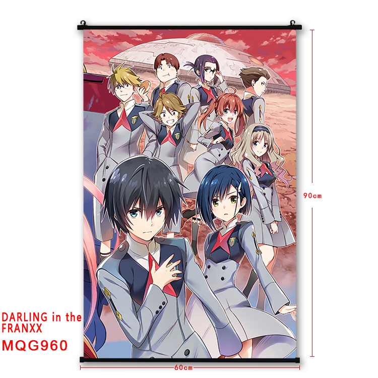 DARLING in the FRANX plastic pole cloth painting Wall Scroll 60X90CM  MQG960