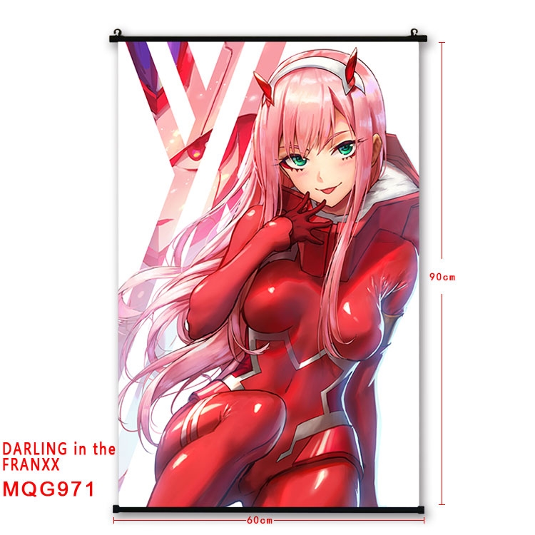 DARLING in the FRANX plastic pole cloth painting Wall Scroll 60X90CM  MQG971