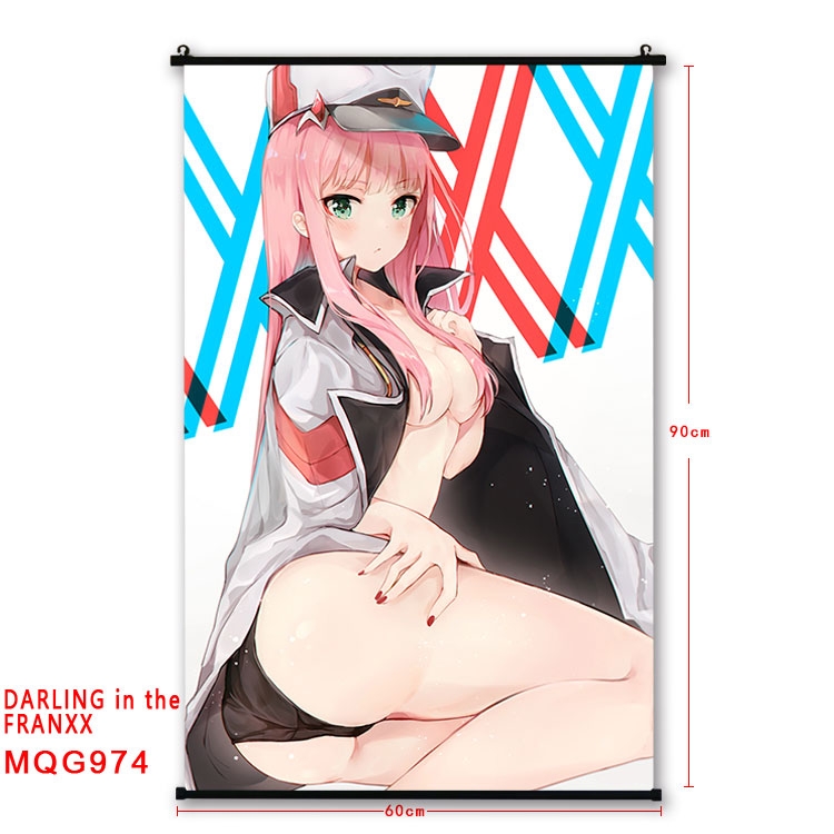 DARLING in the FRANX plastic pole cloth painting Wall Scroll 60X90CM  MQG974