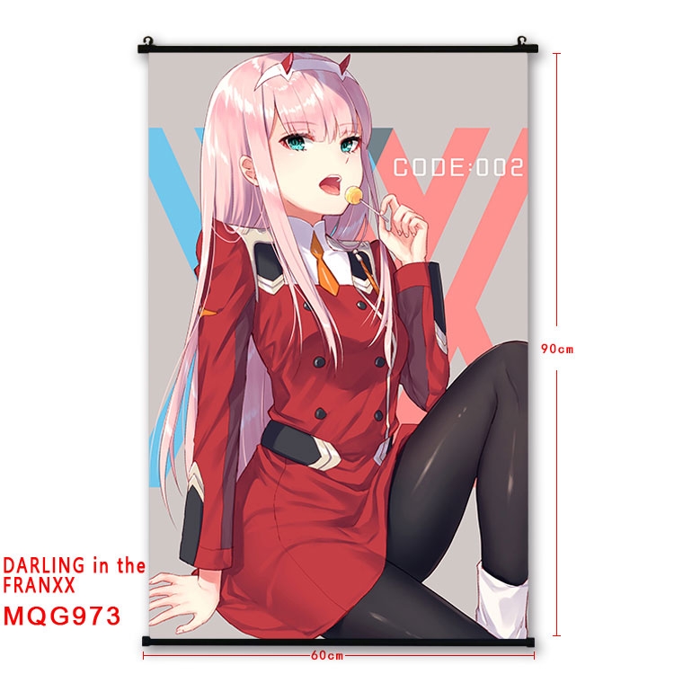 DARLING in the FRANX plastic pole cloth painting Wall Scroll 60X90CM  MQG973