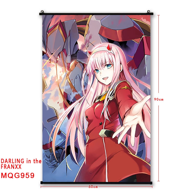 DARLING in the FRANX plastic pole cloth painting Wall Scroll 60X90CM  MQG959