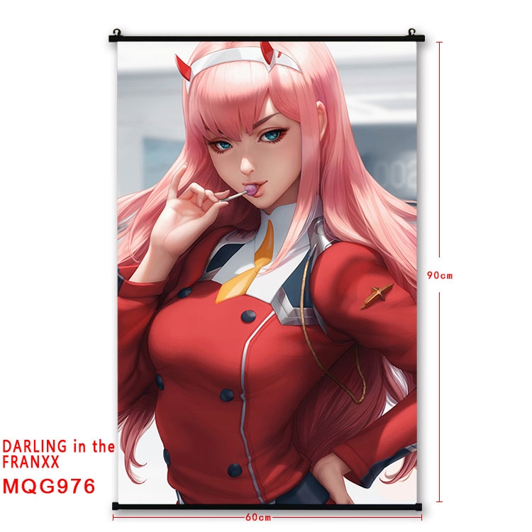 DARLING in the FRANX plastic pole cloth painting Wall Scroll 60X90CM  MQG976