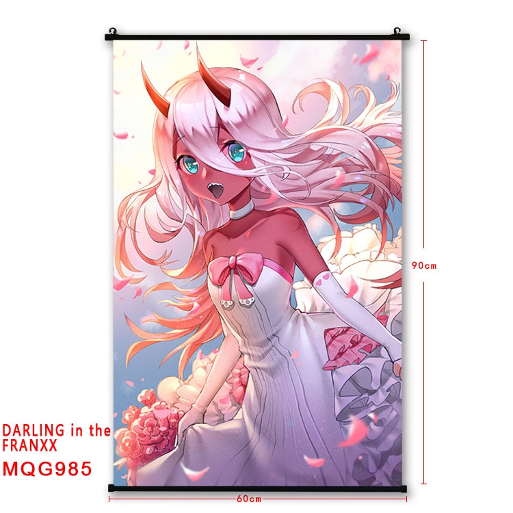 DARLING in the FRANX plastic pole cloth painting Wall Scroll 60X90CM  MQG985