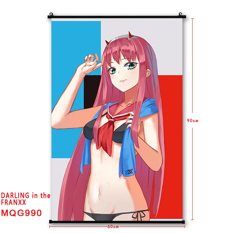 DARLING in the FRANX plastic pole cloth painting Wall Scroll 60X90CM  MQG990