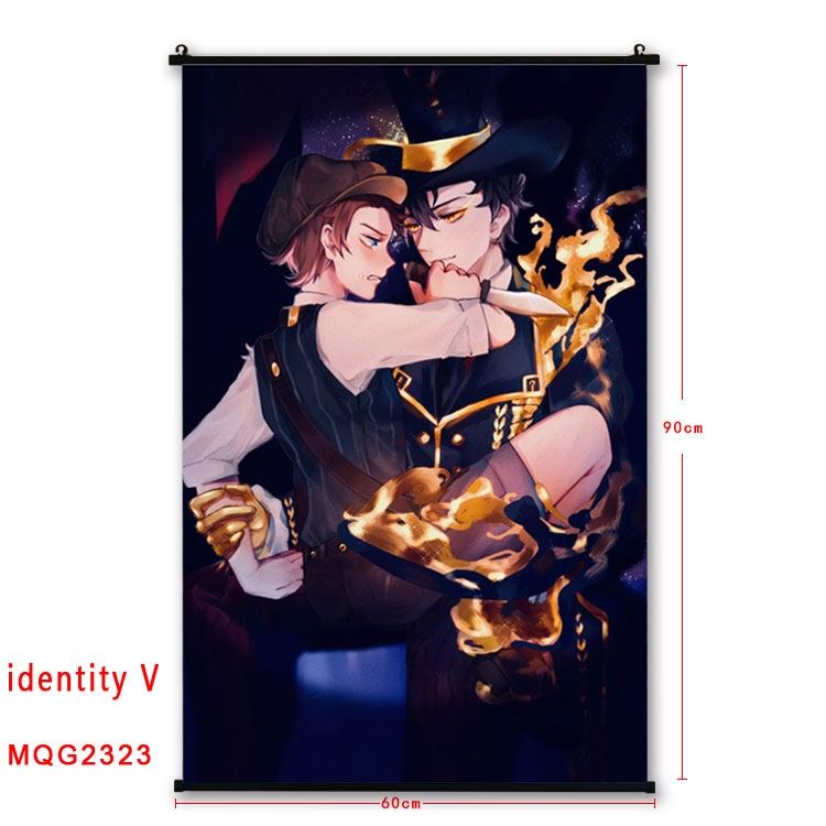 Identity V Anime plastic pole cloth painting Wall Scroll 60X90CM MQG2323