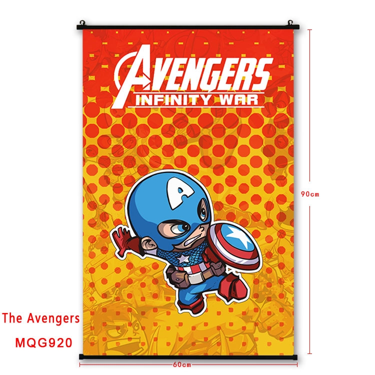 The avengers allianc Anime plastic pole cloth painting Wall Scroll 60X90CM MQG920