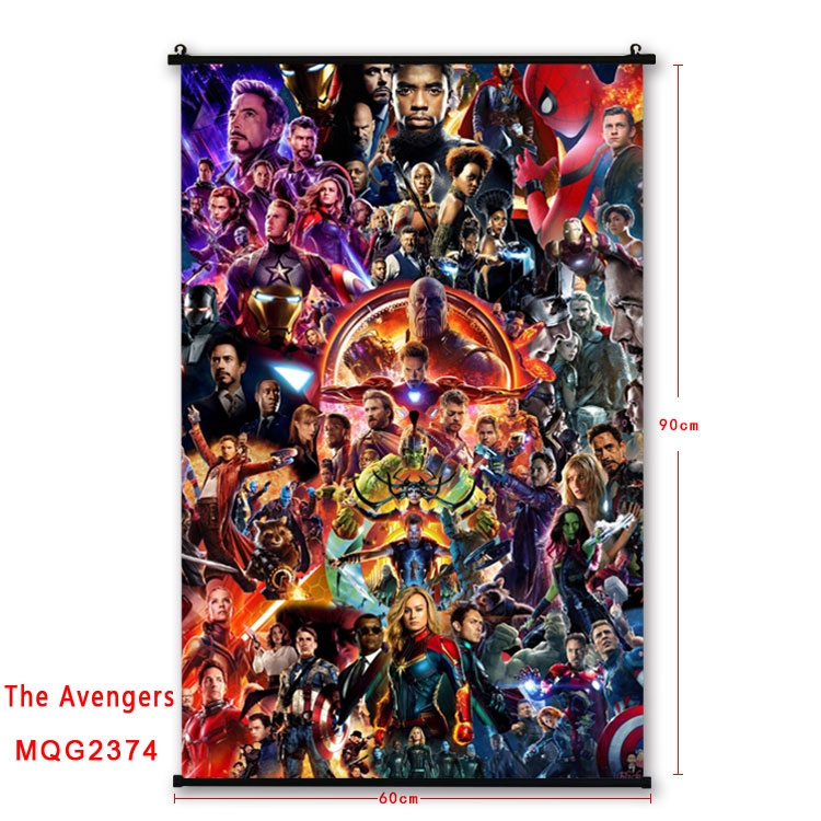 The avengers allianc Anime plastic pole cloth painting Wall Scroll 60X90CM MQG2374