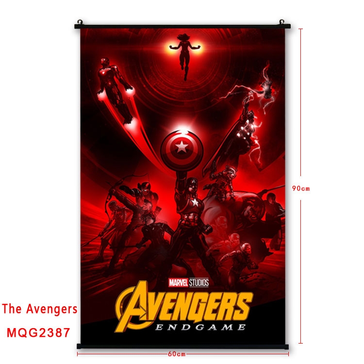 The avengers allianc Anime plastic pole cloth painting Wall Scroll 60X90CM MQG2387