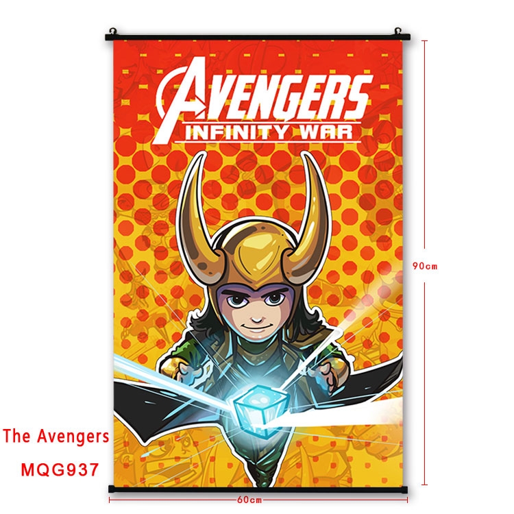 The avengers allianc Anime plastic pole cloth painting Wall Scroll 60X90CM MQG937