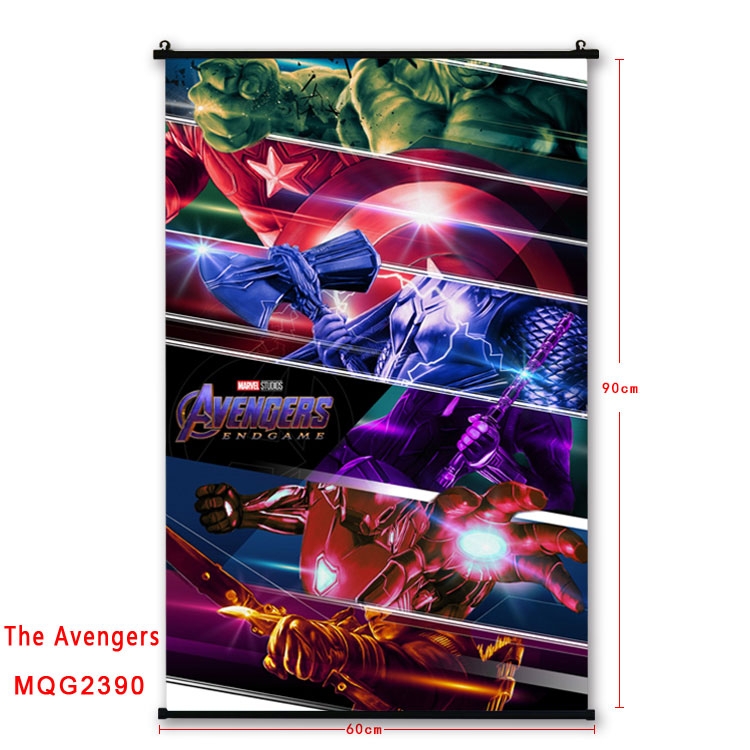 The avengers allianc Anime plastic pole cloth painting Wall Scroll 60X90CM MQG2390