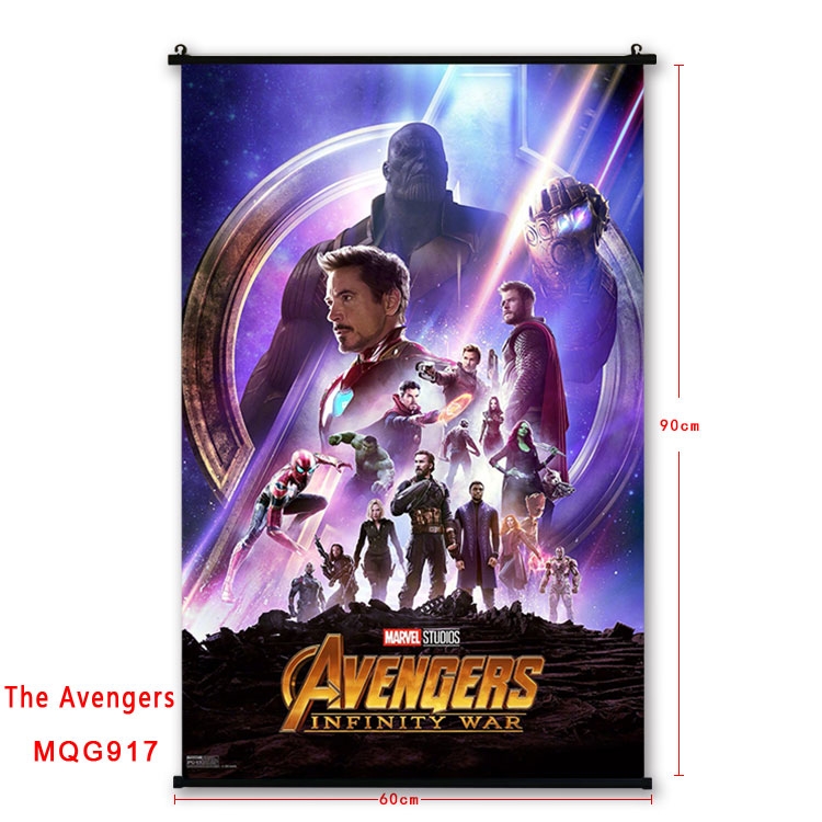 The avengers allianc Anime plastic pole cloth painting Wall Scroll 60X90CM MQG917