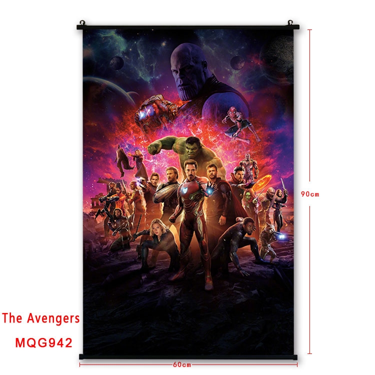 The avengers allianc Anime plastic pole cloth painting Wall Scroll 60X90CM MQG942