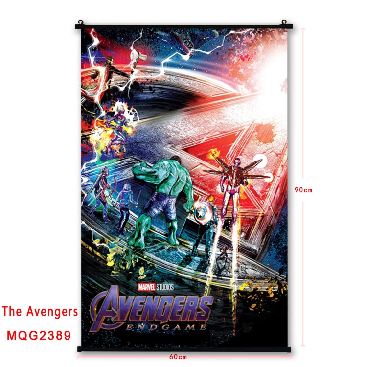 The avengers allianc Anime plastic pole cloth painting Wall Scroll 60X90CM MQG2389