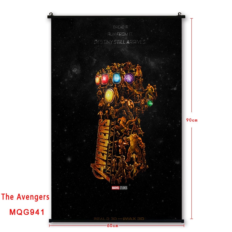 The avengers allianc Anime plastic pole cloth painting Wall Scroll 60X90CM MQG941