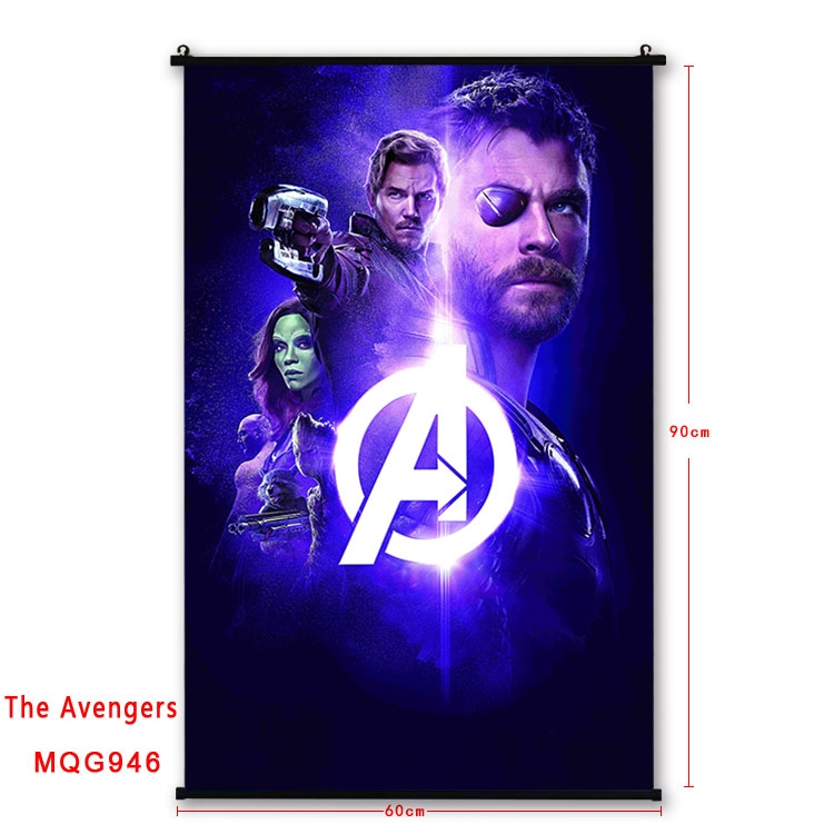 The avengers allianc Anime plastic pole cloth painting Wall Scroll 60X90CM MQG946