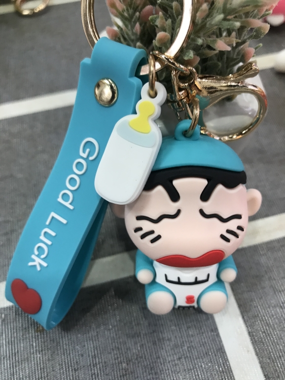 CrayonShin Anime Silicone key chain pendant