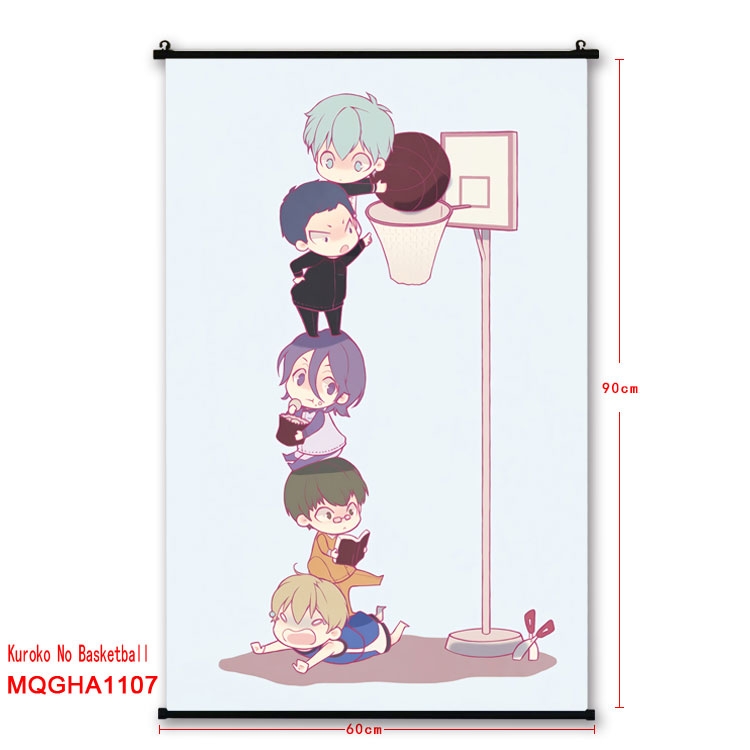 Kuroko no Basuke Anime plastic pole cloth painting Wall Scroll 60X90CM  MQGHA1107