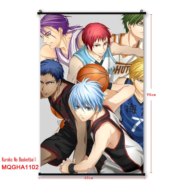 Kuroko no Basuke Anime plastic pole cloth painting Wall Scroll 60X90CM  MQGHA1102