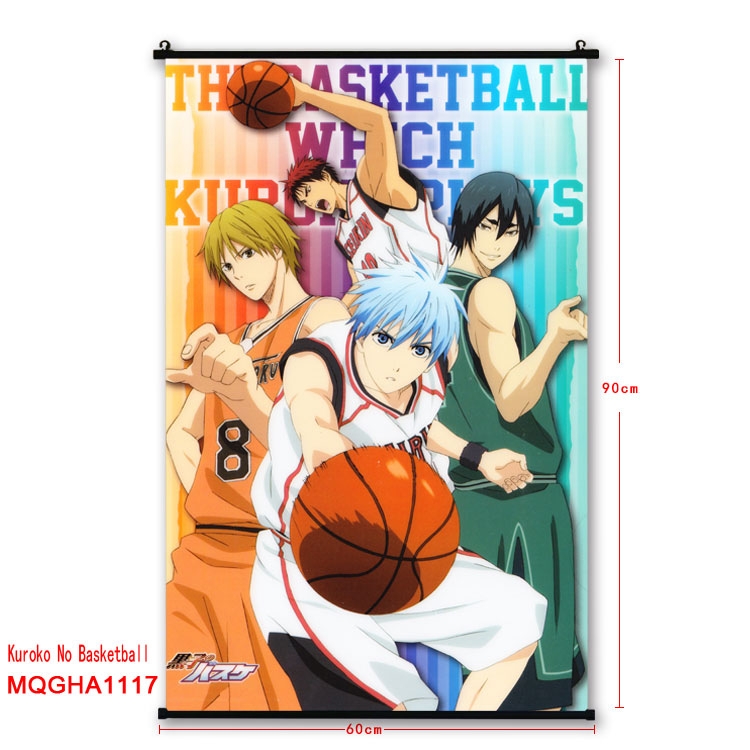 Kuroko no Basuke Anime plastic pole cloth painting Wall Scroll 60X90CM  MQGHA1117