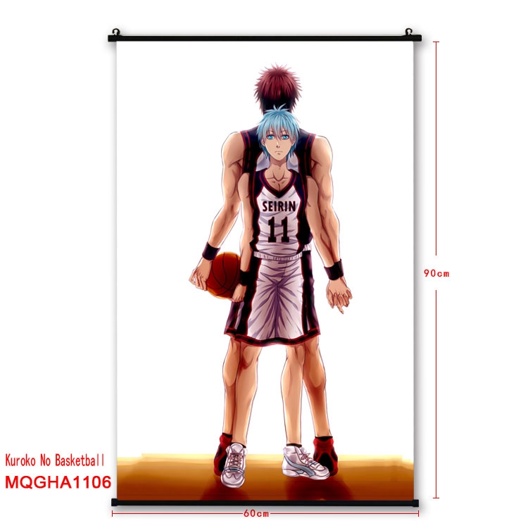 Kuroko no Basuke Anime plastic pole cloth painting Wall Scroll 60X90CM  MQGHA1106