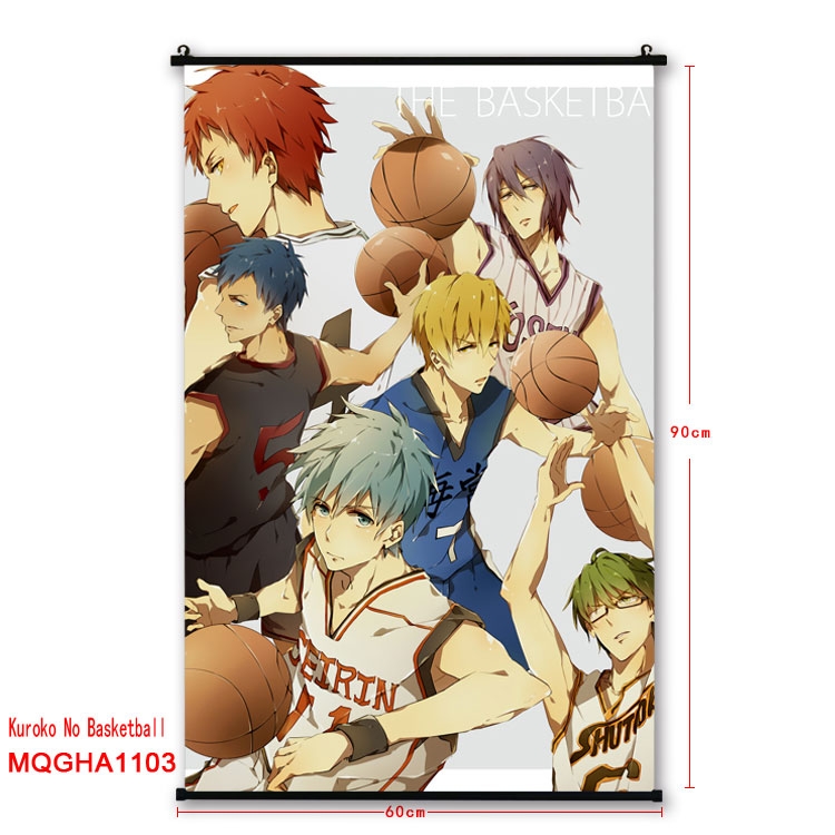 Kuroko no Basuke Anime plastic pole cloth painting Wall Scroll 60X90CM  MQGHA1118