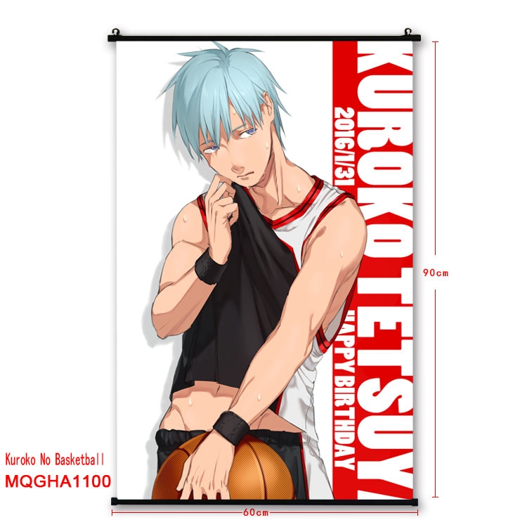 Kuroko no Basuke Anime plastic pole cloth painting Wall Scroll 60X90CM  MQGHA1100