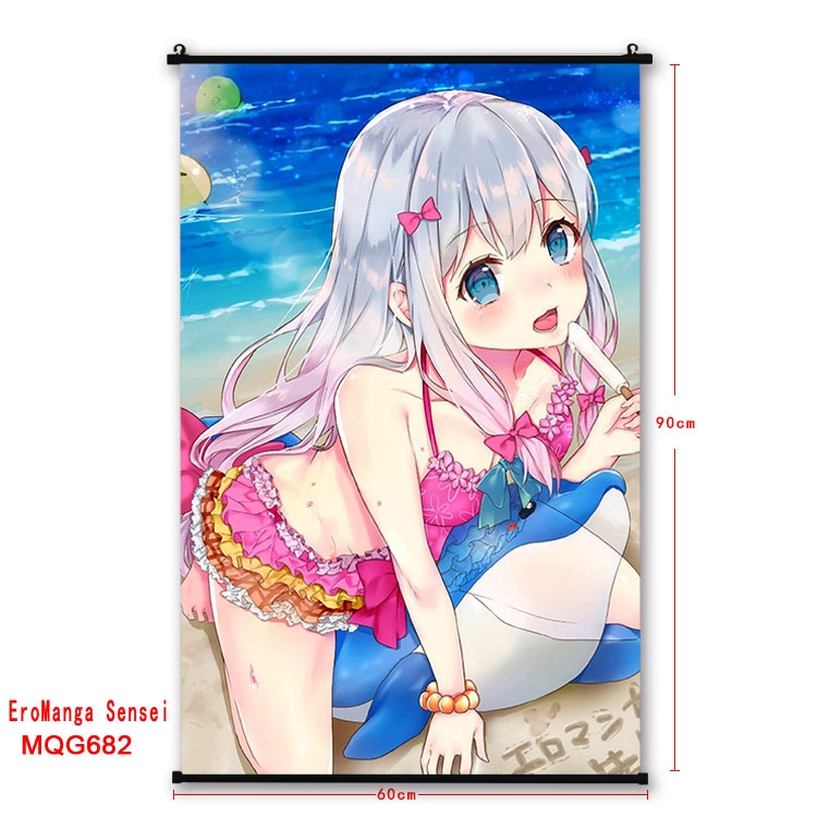 Ero Manga Sensei  plastic pole cloth painting Wall Scroll 60X90CM MQG682