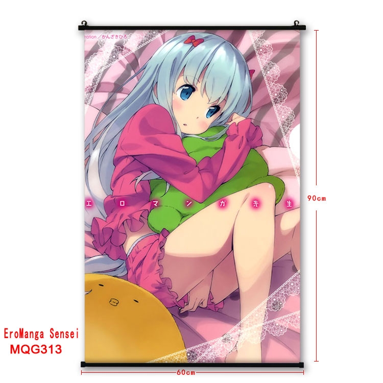 Ero Manga Sensei  plastic pole cloth painting Wall Scroll 60X90CM  MQG313
