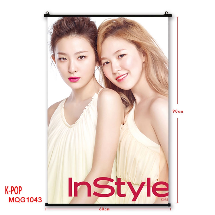 K-POP Anime plastic pole cloth painting Wall Scroll 60X90CM MQG1043