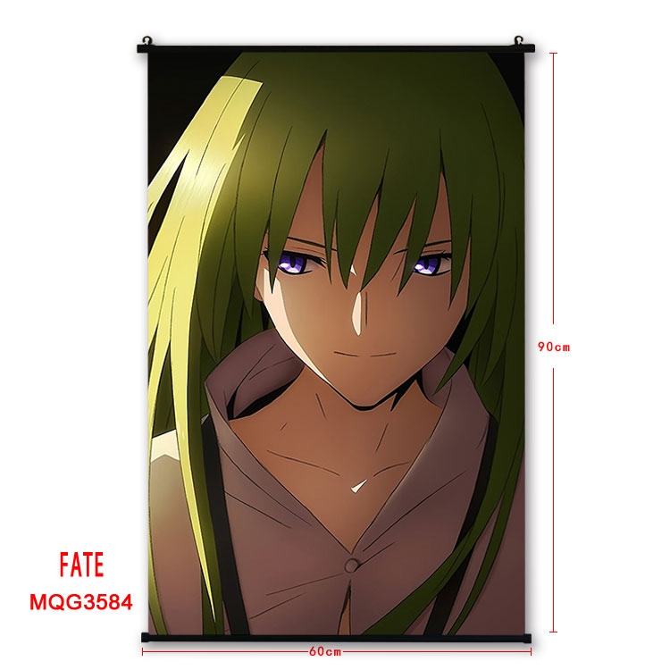 Fate stay night Anime plastic pole cloth painting Wall Scroll 60X90CM MQG3584