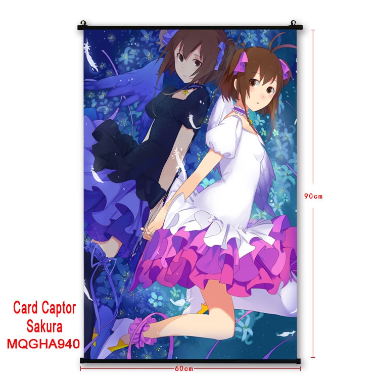 Card Captor Sakura Anime plastic pole cloth painting Wall Scroll 60X90CM MQGHA941