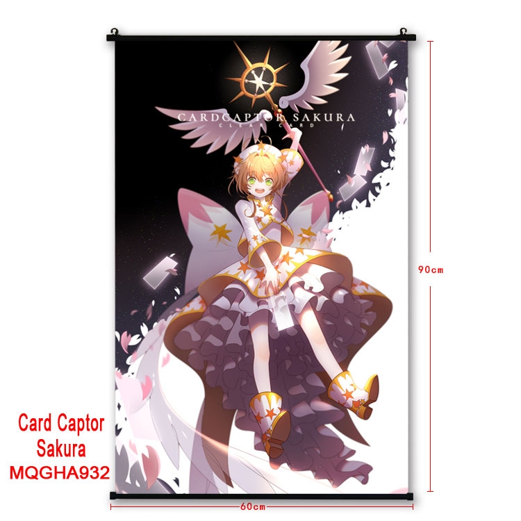 Card Captor Sakura  Anime plastic pole cloth painting Wall Scroll 60X90CM MQGHA932