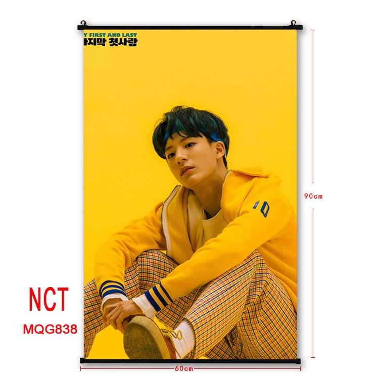 NCT  Music  plastic pole cloth painting Wall Scroll 60X90CM MQG838