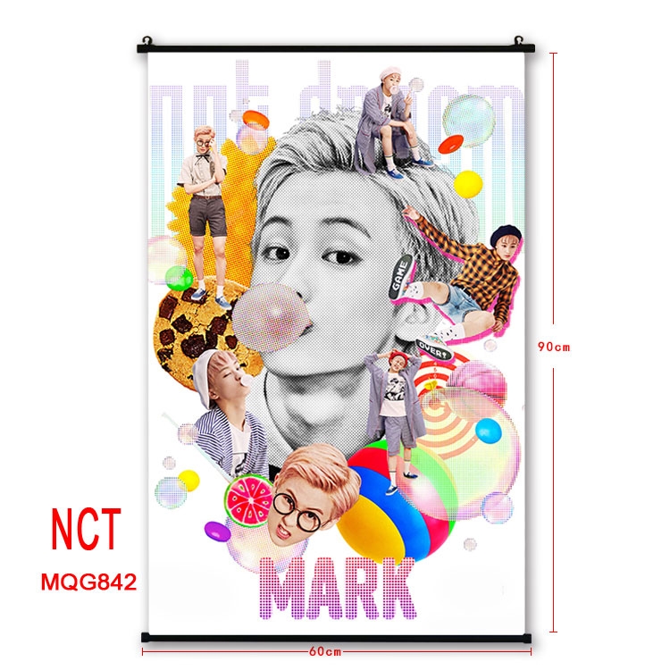 NCT  Music  plastic pole cloth painting Wall Scroll 60X90CM MQG842