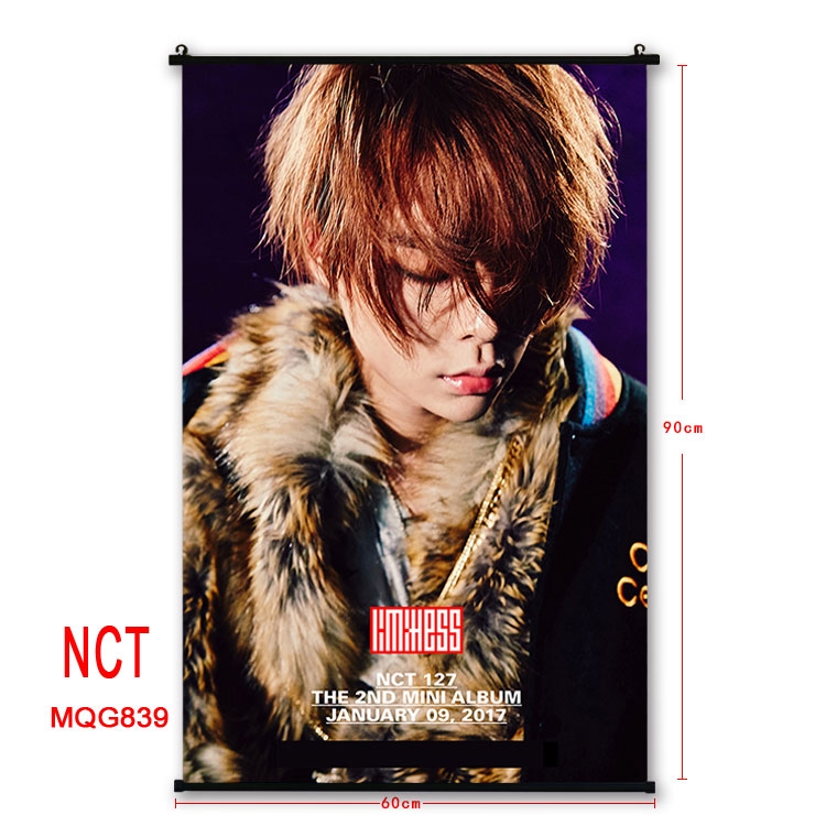 NCT  Music  plastic pole cloth painting Wall Scroll 60X90CM MQG839