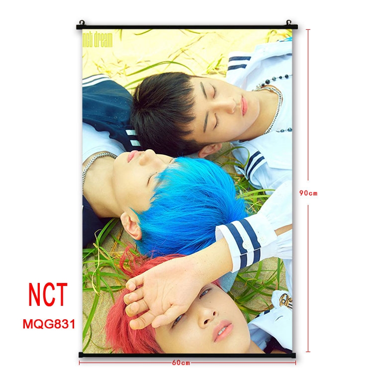 NCT  Music  plastic pole cloth painting Wall Scroll 60X90CM MQG834